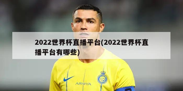 2022世界杯直播平台(2022世界杯直播平台有哪些)