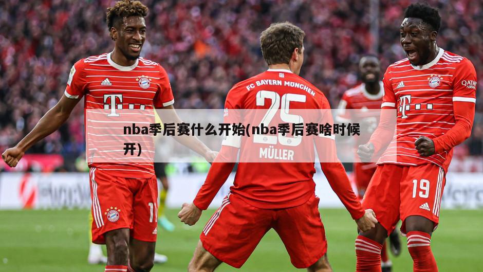 nba季后赛什么开始(nba季后赛啥时候开)